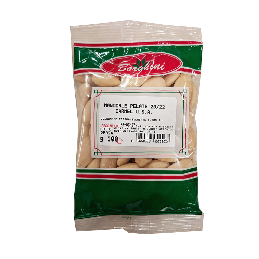 Mandorle pelate 100g. Carmel U.S.A.