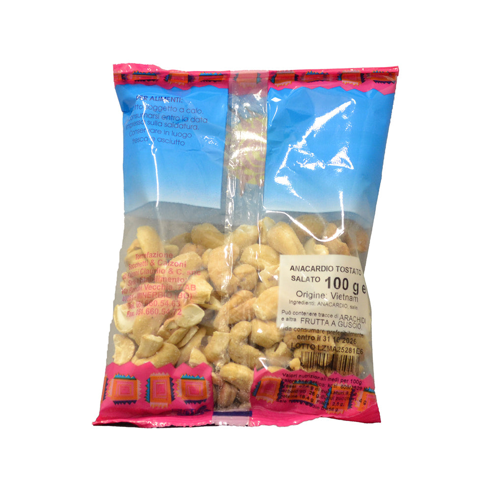 Anacardi Tostati Salati 100g.