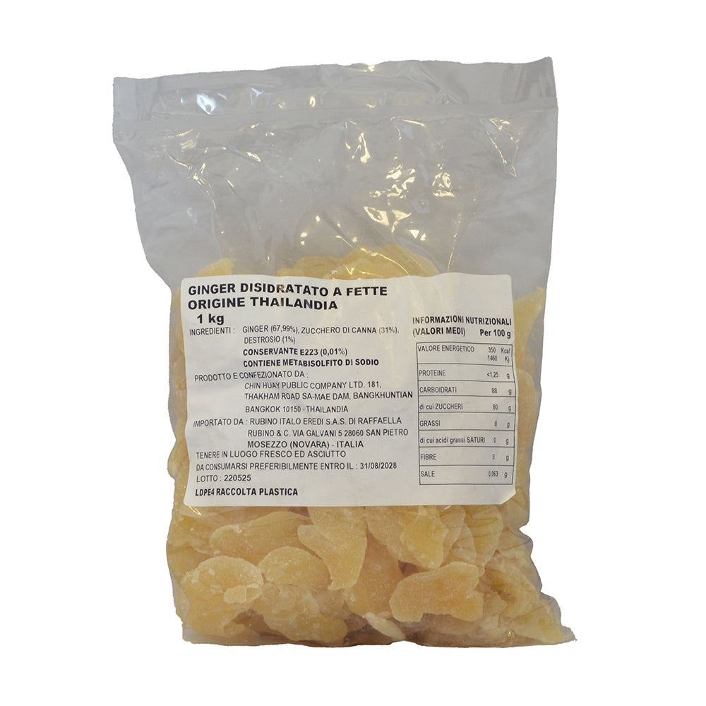 Ginger Disidratato a fette 1Kg