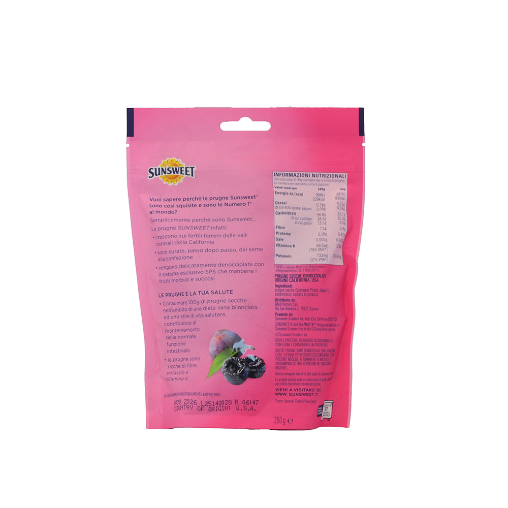 Prugne denocciolate Sunsweet 250g.